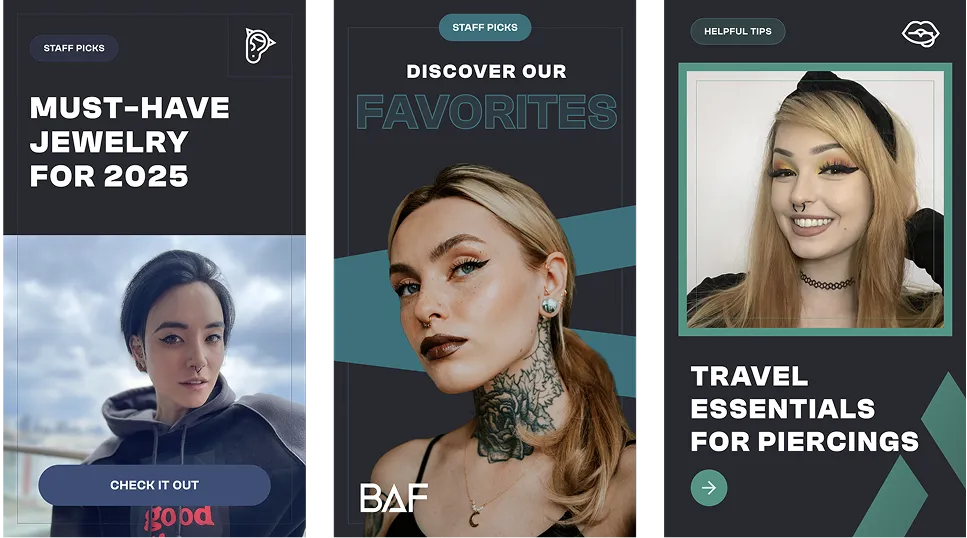 Bodyartforms Ecommerce Social Template Designs